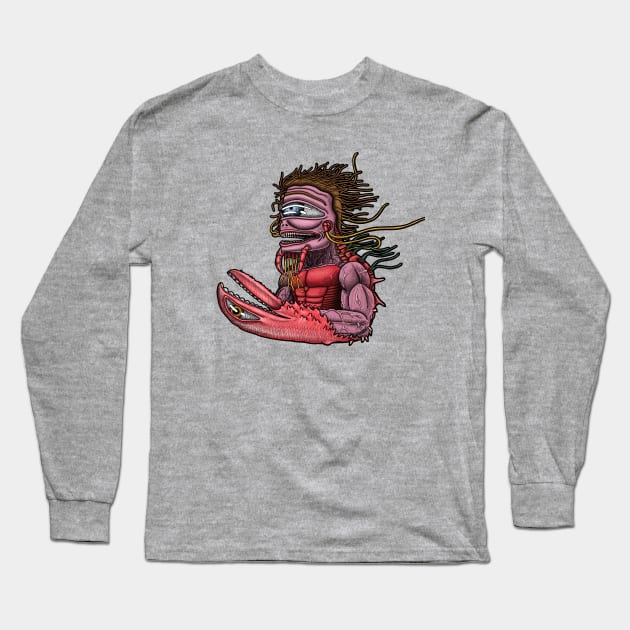 Lobster Monster Long Sleeve T-Shirt by samualweinberg